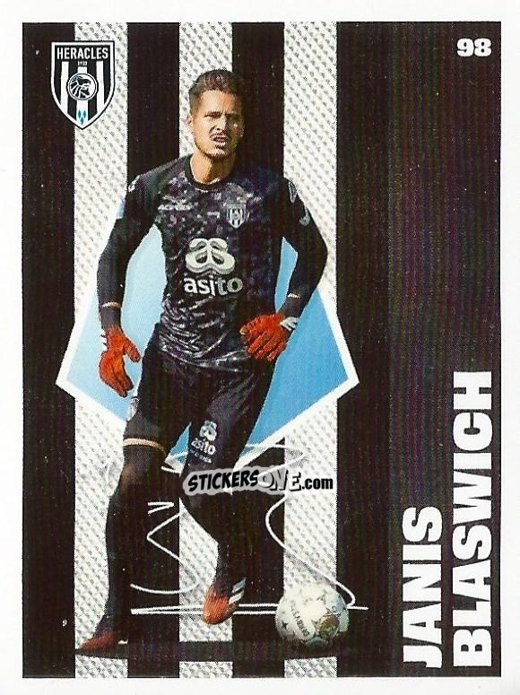 Cromo Janis Blaswich - Eredivisie Onze Voetbal helden 2021 n. 98 - Albert Heijn
