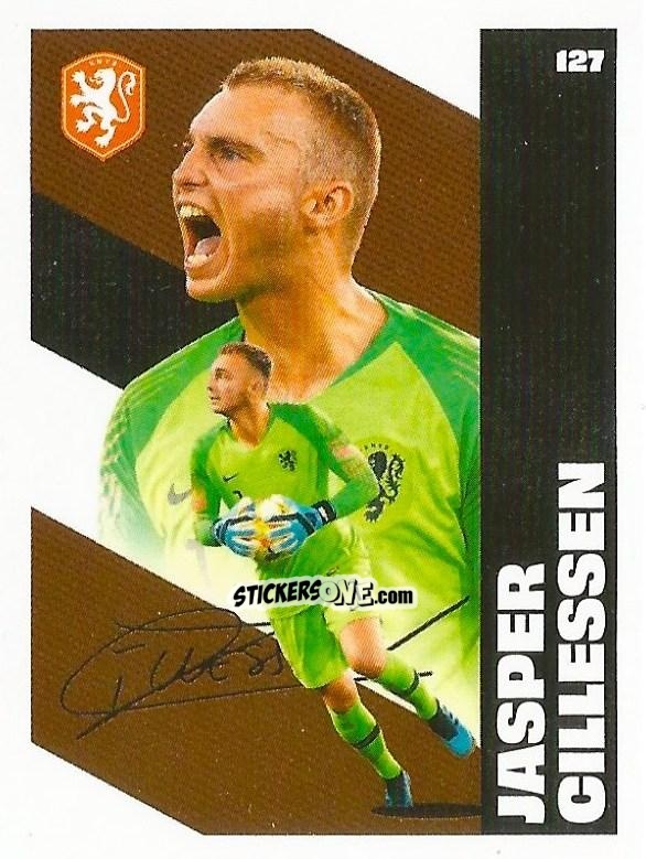 Figurina Jasper Cillessen - Eredivisie Onze Voetbal helden 2021 n. 127 - Albert Heijn
