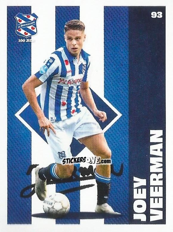 Sticker Joey Veerman - Eredivisie Onze Voetbal helden 2021 n. 93 - Albert Heijn
