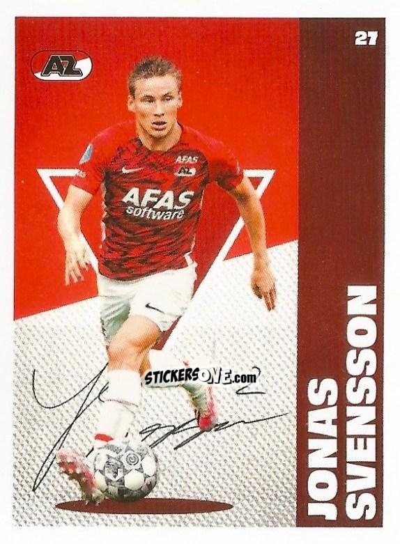 Sticker Jonas Svensson - Eredivisie Onze Voetbal helden 2021 n. 27 - Albert Heijn
