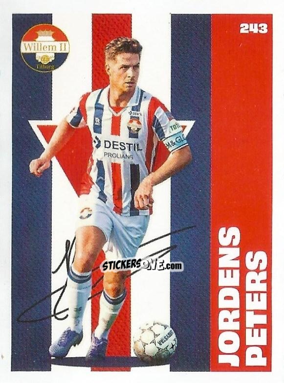 Figurina Jordens Peeters - Eredivisie Onze Voetbal helden 2021 n. 243 - Albert Heijn
