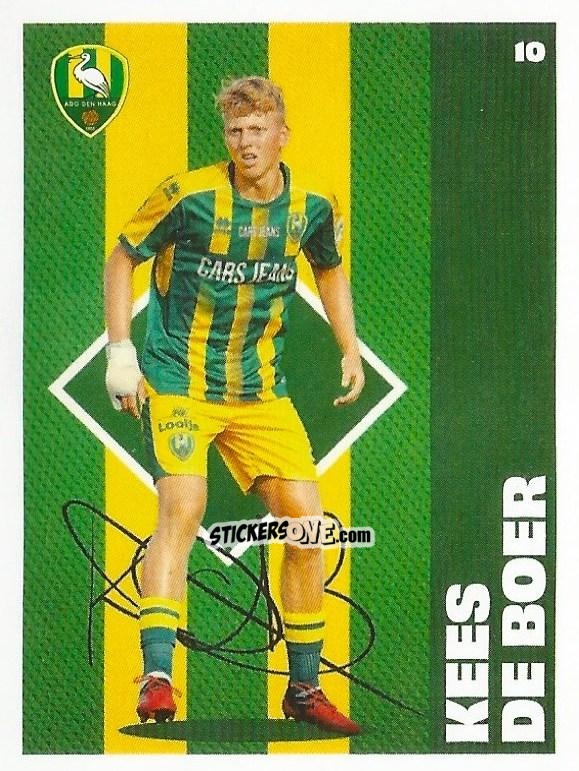 Sticker Kees de Boer - Eredivisie Onze Voetbal helden 2021 n. 10 - Albert Heijn
