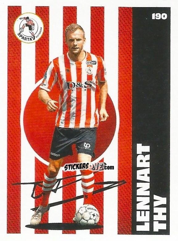 Sticker Lennart Thy - Eredivisie Onze Voetbal helden 2021 n. 190 - Albert Heijn
