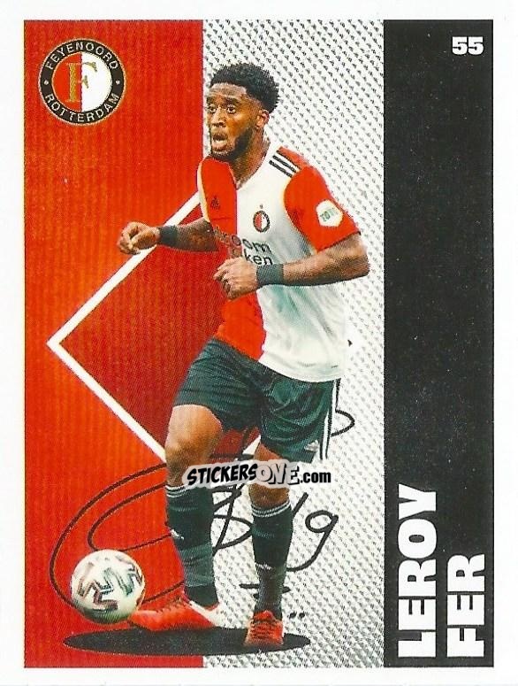 Cromo Leroy Fer - Eredivisie Onze Voetbal helden 2021 n. 55 - Albert Heijn
