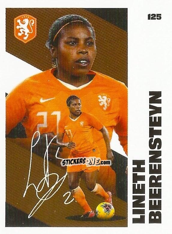 Sticker Lineth Beerensteyn - Eredivisie Onze Voetbal helden 2021 n. 125 - Albert Heijn
