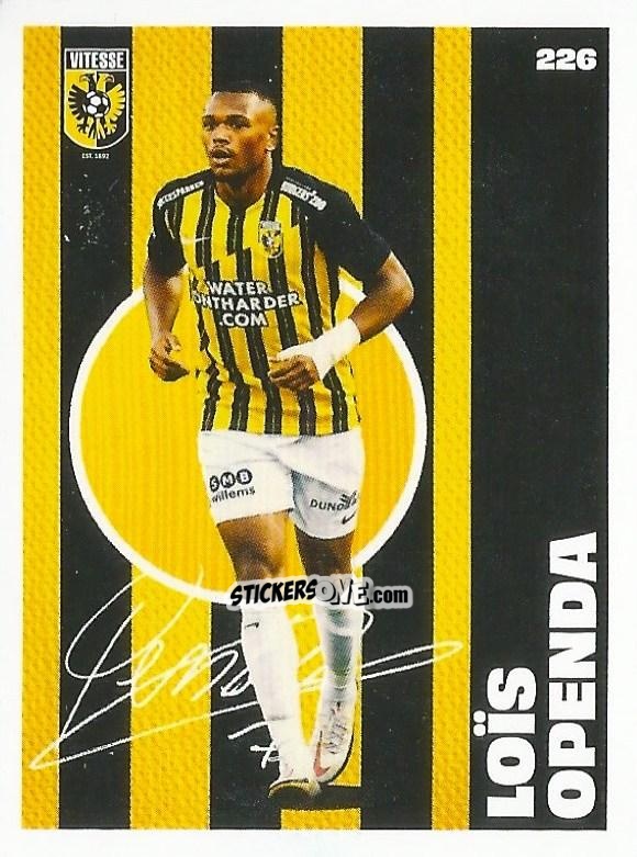 Sticker Loïs Openda - Eredivisie Onze Voetbal helden 2021 n. 226 - Albert Heijn
