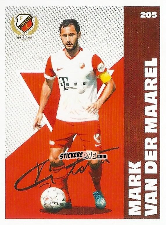 Sticker Mark van der Maarel - Eredivisie Onze Voetbal helden 2021 n. 205 - Albert Heijn
