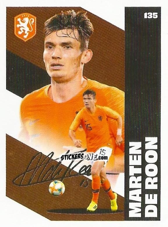Sticker Marten de Roon - Eredivisie Onze Voetbal helden 2021 n. 135 - Albert Heijn
