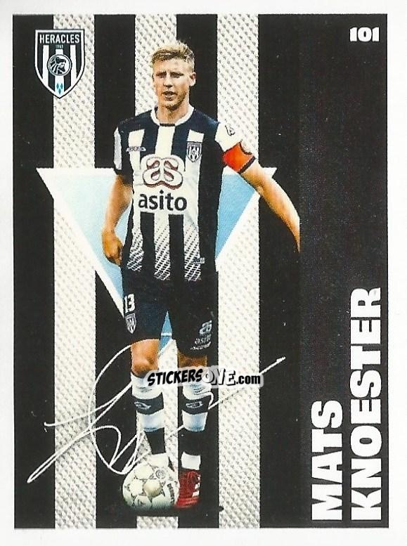 Sticker Mats Knoester - Eredivisie Onze Voetbal helden 2021 n. 101 - Albert Heijn
