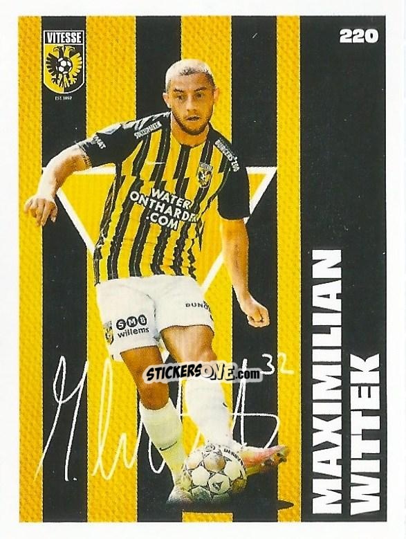 Sticker Maximilian Wittek - Eredivisie Onze Voetbal helden 2021 n. 220 - Albert Heijn

