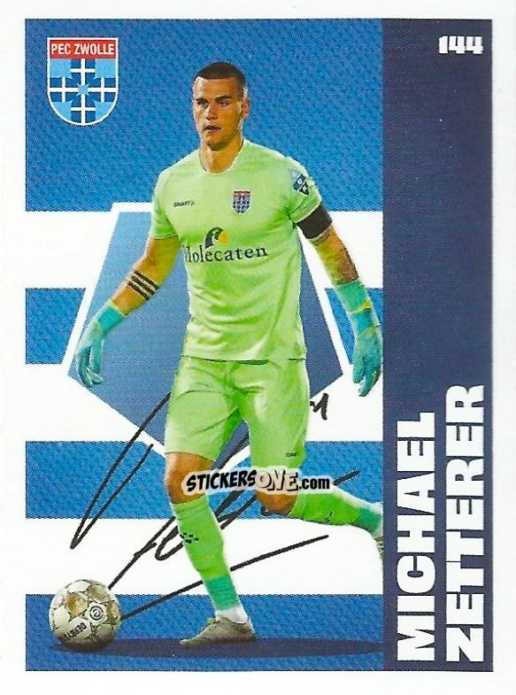 Sticker Michael Zetterer - Eredivisie Onze Voetbal helden 2021 n. 144 - Albert Heijn
