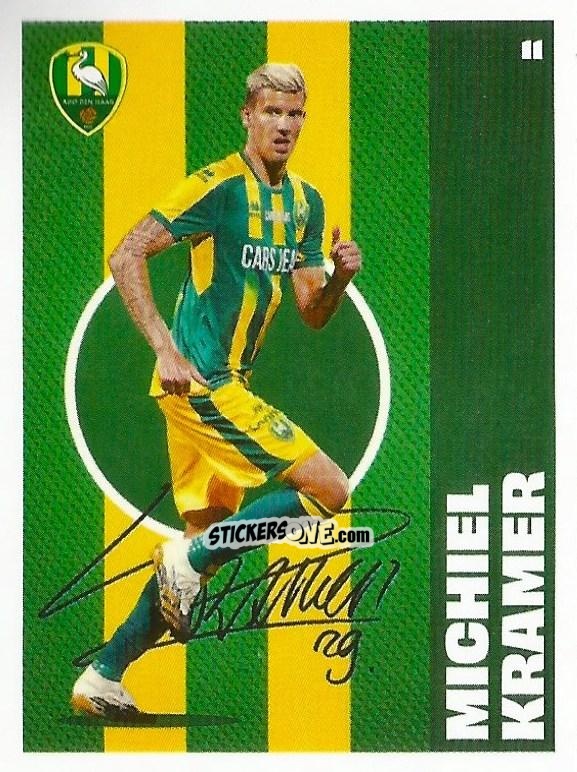 Sticker Michiel Kramer - Eredivisie Onze Voetbal helden 2021 n. 11 - Albert Heijn

