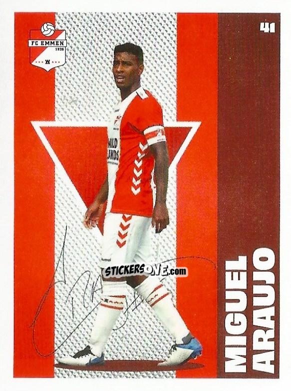 Figurina Miguel Araujo - Eredivisie Onze Voetbal helden 2021 n. 41 - Albert Heijn
