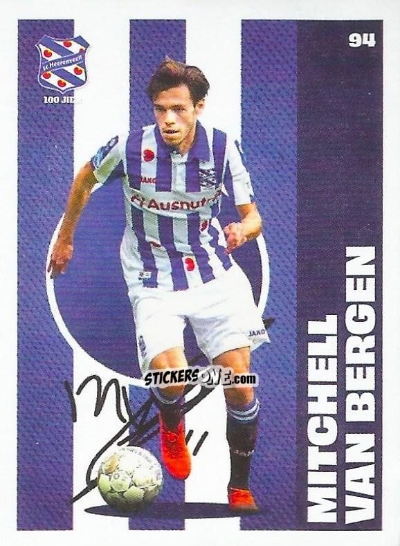 Cromo Mitchell van Bergen - Eredivisie Onze Voetbal helden 2021 n. 94 - Albert Heijn
