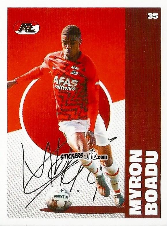 Sticker Myron Boadu - Eredivisie Onze Voetbal helden 2021 n. 35 - Albert Heijn
