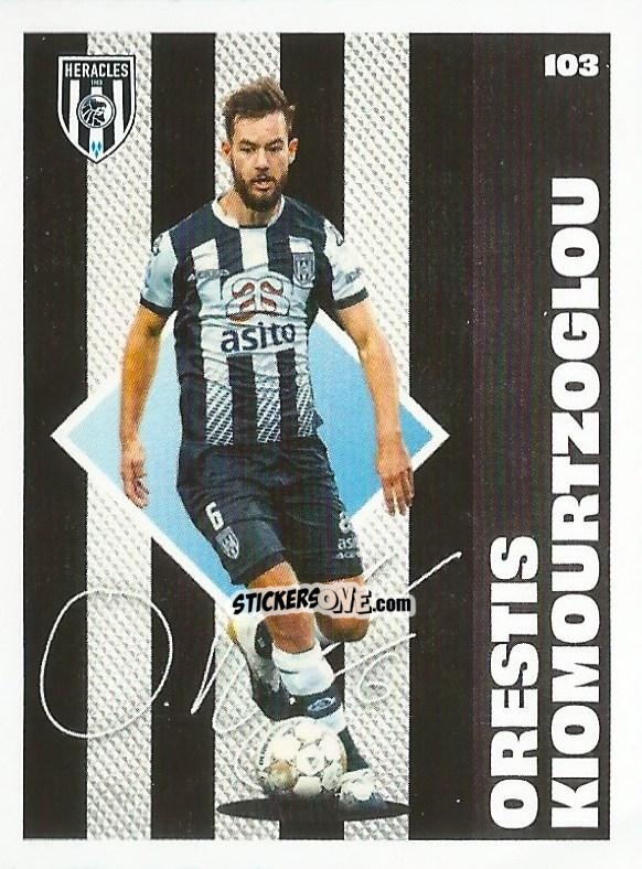 Sticker Orestis Kiomourtzoglou - Eredivisie Onze Voetbal helden 2021 n. 103 - Albert Heijn
