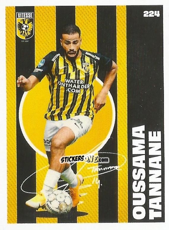 Sticker Oussama Tannane - Eredivisie Onze Voetbal helden 2021 n. 224 - Albert Heijn
