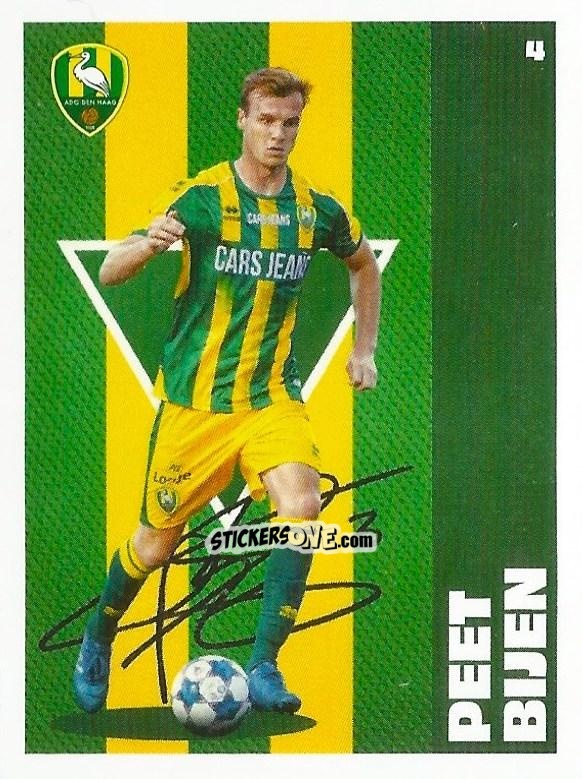 Sticker Peet Bijen - Eredivisie Onze Voetbal helden 2021 n. 4 - Albert Heijn
