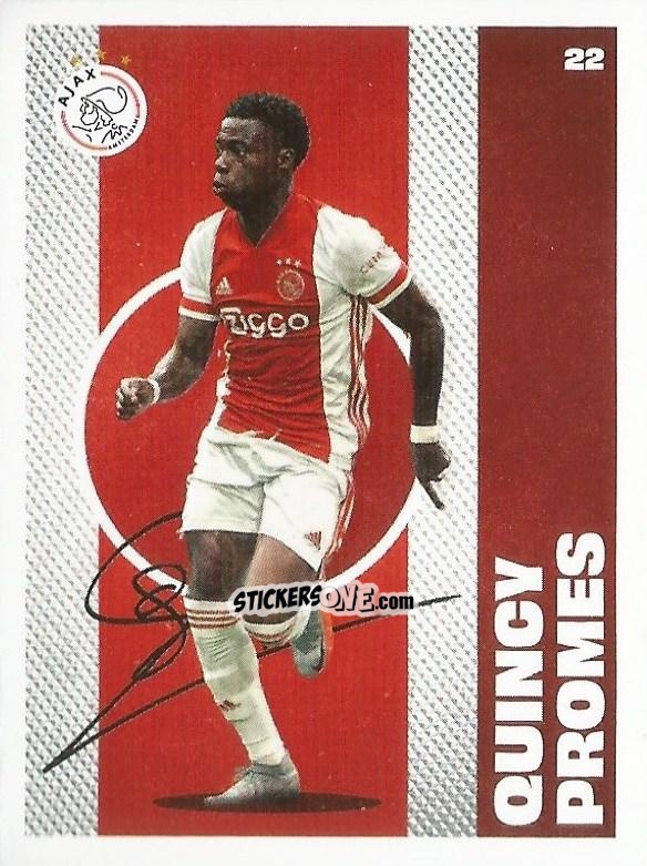 Sticker Quincy Promes - Eredivisie Onze Voetbal helden 2021 n. 22 - Albert Heijn
