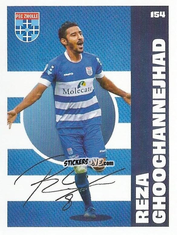 Sticker Reza Goochannejhad - Eredivisie Onze Voetbal helden 2021 n. 154 - Albert Heijn
