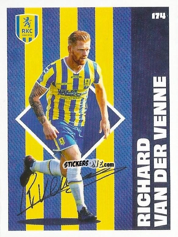 Cromo Richard van der Venne - Eredivisie Onze Voetbal helden 2021 n. 174 - Albert Heijn
