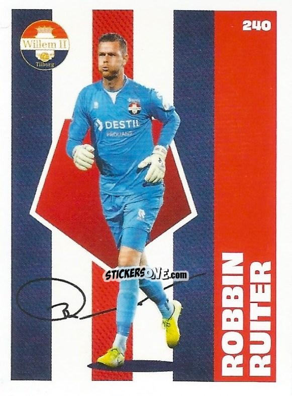 Figurina Robbin Ruiter - Eredivisie Onze Voetbal helden 2021 n. 240 - Albert Heijn
