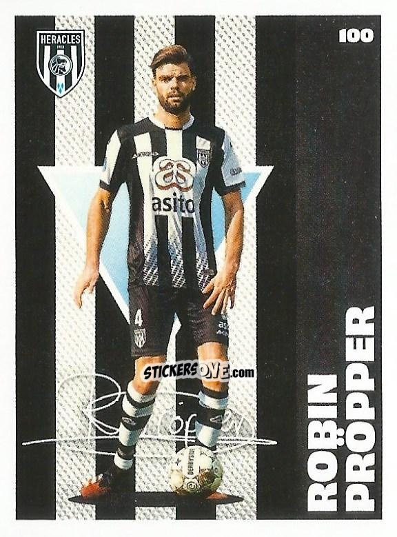 Cromo Robin Pröpper - Eredivisie Onze Voetbal helden 2021 n. 100 - Albert Heijn
