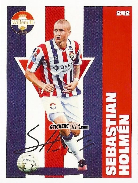 Figurina Sebastian Holmen - Eredivisie Onze Voetbal helden 2021 n. 242 - Albert Heijn
