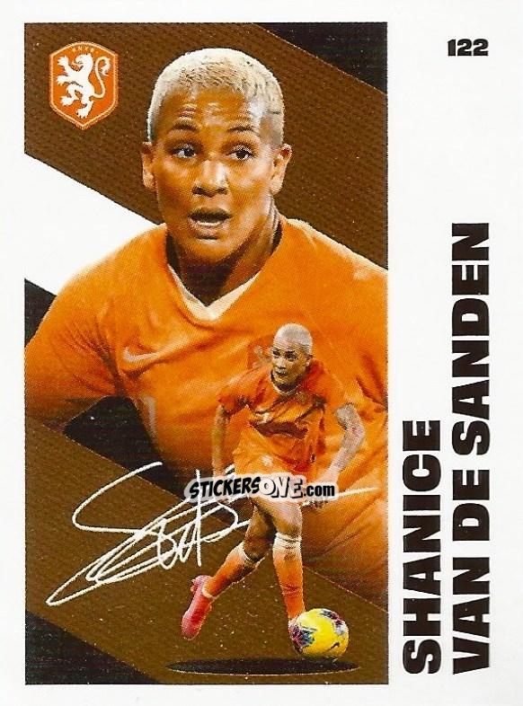 Sticker Shanice van de Sanden - Eredivisie Onze Voetbal helden 2021 n. 122 - Albert Heijn
