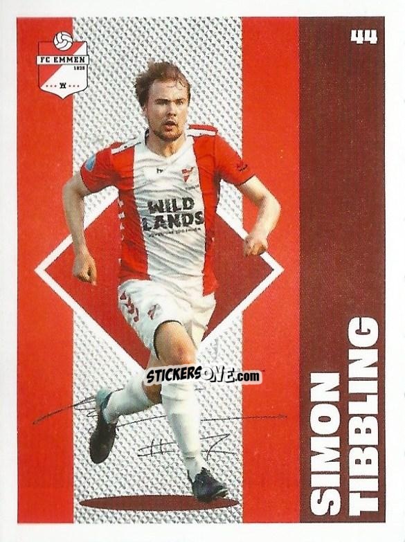 Cromo Simon Tibbling - Eredivisie Onze Voetbal helden 2021 n. 44 - Albert Heijn
