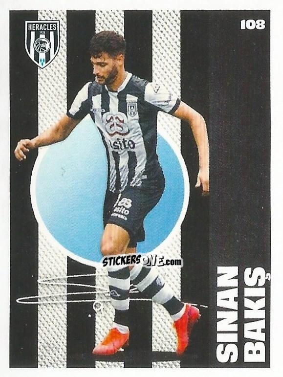 Cromo Sinan Bakis - Eredivisie Onze Voetbal helden 2021 n. 108 - Albert Heijn
