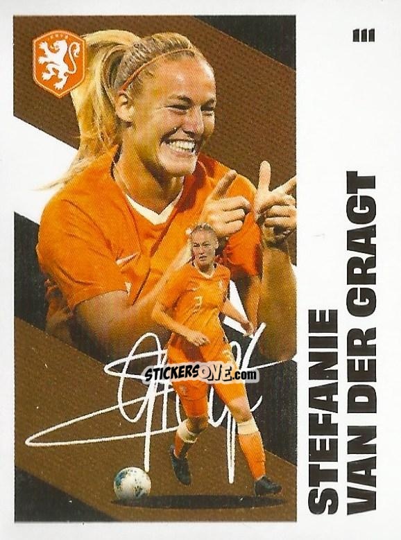 Cromo Stefanie van der Gragt - Eredivisie Onze Voetbal helden 2021 n. 111 - Albert Heijn
