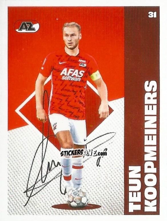 Sticker Teun Koopmeiners - Eredivisie Onze Voetbal helden 2021 n. 31 - Albert Heijn
