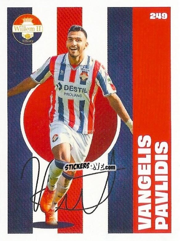 Figurina Vangelis Pavlidis - Eredivisie Onze Voetbal helden 2021 n. 249 - Albert Heijn
