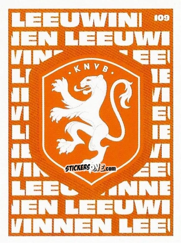 Cromo Women's National Team Badge - Eredivisie Onze Voetbal helden 2021 n. 109 - Albert Heijn

