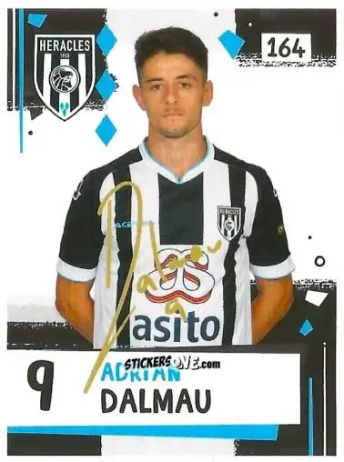 Cromo Adrián Dalmau - Eredivisie Voetbal plaatjes 2019 n. 164 - Albert Heijn
