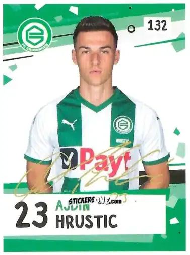 Figurina Ajdin Hrustic - Eredivisie Voetbal plaatjes 2019 n. 132 - Albert Heijn
