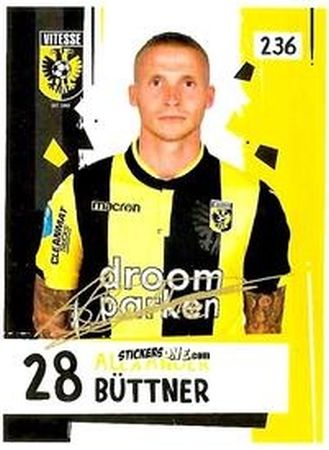 Figurina Alexander Büttner - Eredivisie Voetbal plaatjes 2019 n. 236 - Albert Heijn
