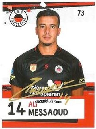 Cromo Ali Messaoud - Eredivisie Voetbal plaatjes 2019 n. 73 - Albert Heijn
