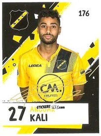 Sticker Anouar Kali - Eredivisie Voetbal plaatjes 2019 n. 176 - Albert Heijn
