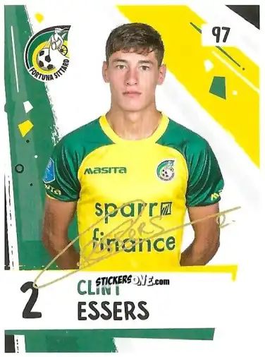 Sticker Clint Essers - Eredivisie Voetbal plaatjes 2019 n. 97 - Albert Heijn
