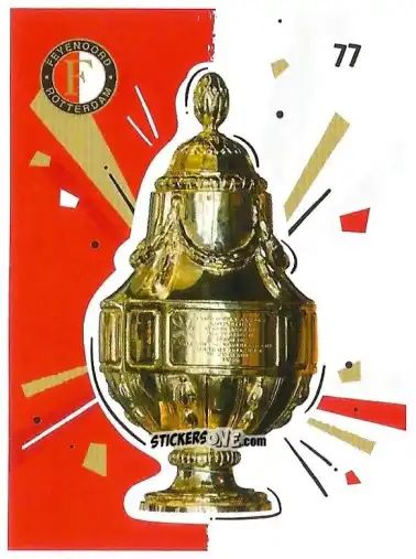 Sticker Cup Winners - Eredivisie Voetbal plaatjes 2019 n. 77 - Albert Heijn
