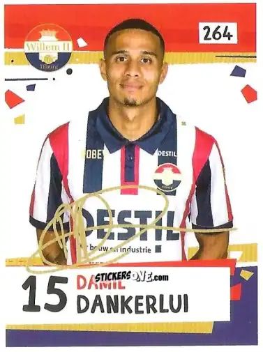 Figurina Damil Dankerlui - Eredivisie Voetbal plaatjes 2019 n. 264 - Albert Heijn
