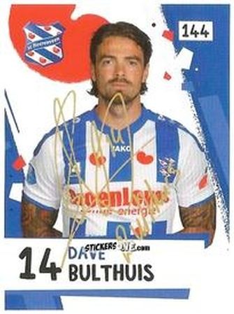Sticker Dave Bulthuis - Eredivisie Voetbal plaatjes 2019 n. 144 - Albert Heijn
