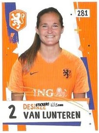 Sticker Desiree van Lunteren - Eredivisie Voetbal plaatjes 2019 n. 281 - Albert Heijn
