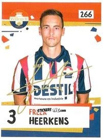 Figurina Freek Heerkens - Eredivisie Voetbal plaatjes 2019 n. 266 - Albert Heijn
