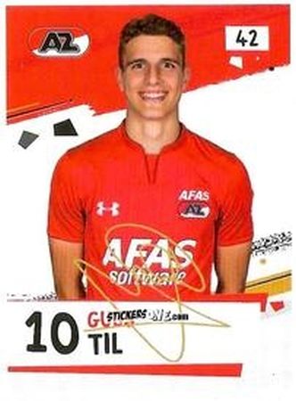 Sticker Guus Til - Eredivisie Voetbal plaatjes 2019 n. 42 - Albert Heijn
