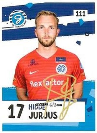 Sticker Hidde Jurjus - Eredivisie Voetbal plaatjes 2019 n. 111 - Albert Heijn
