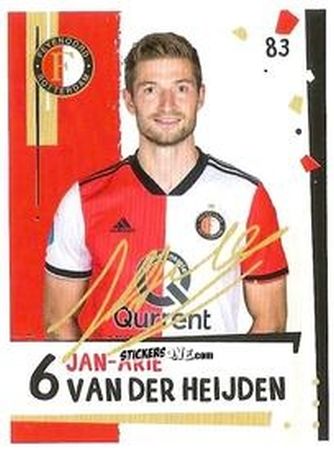Sticker Jan-Arie van der Heijden - Eredivisie Voetbal plaatjes 2019 n. 83 - Albert Heijn
