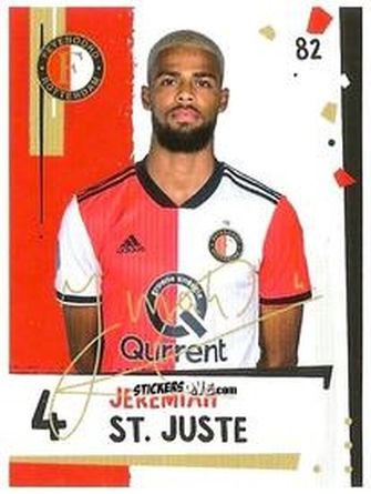 Cromo Jeremiah St. Juste - Eredivisie Voetbal plaatjes 2019 n. 82 - Albert Heijn
